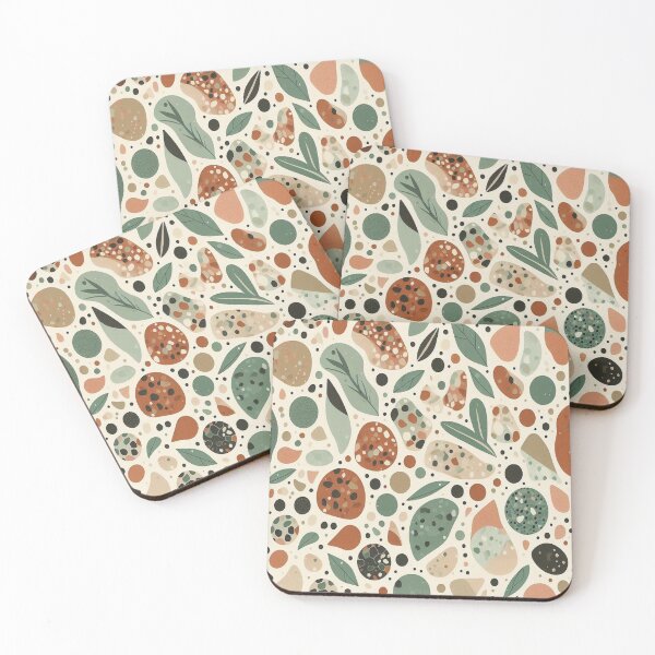 Item preview,  Terrazzo - Orange Green Marble Texture  ; Abstract Pattern designed and sold by PatternInArt.