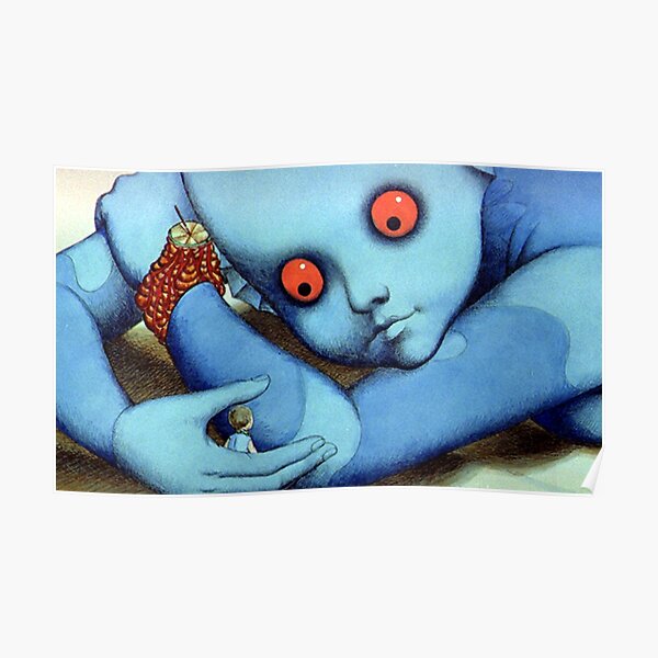 Fantastic Planet Psychedelic Cartoon Poster