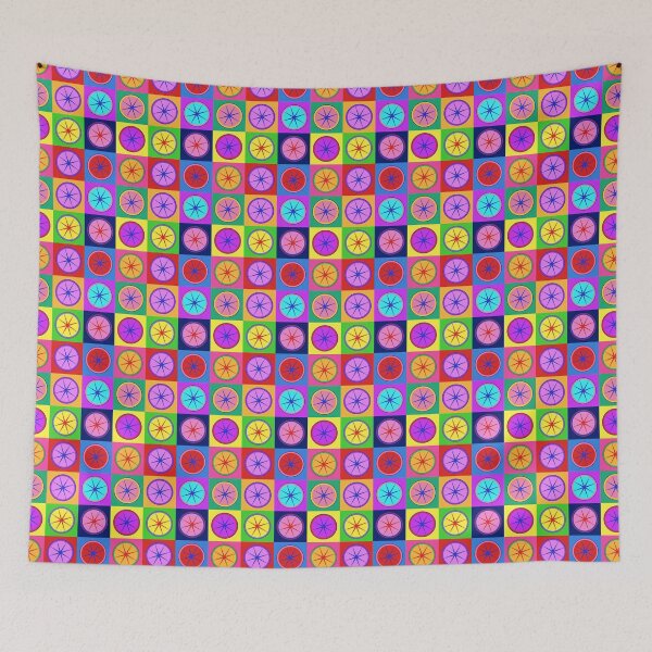 Item preview, Pop Art Citrus Fruit Circles designed and sold by VintageStyle.
