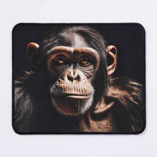 Item preview, Portrait of chimpanzee designed and sold by stevanovicigor.