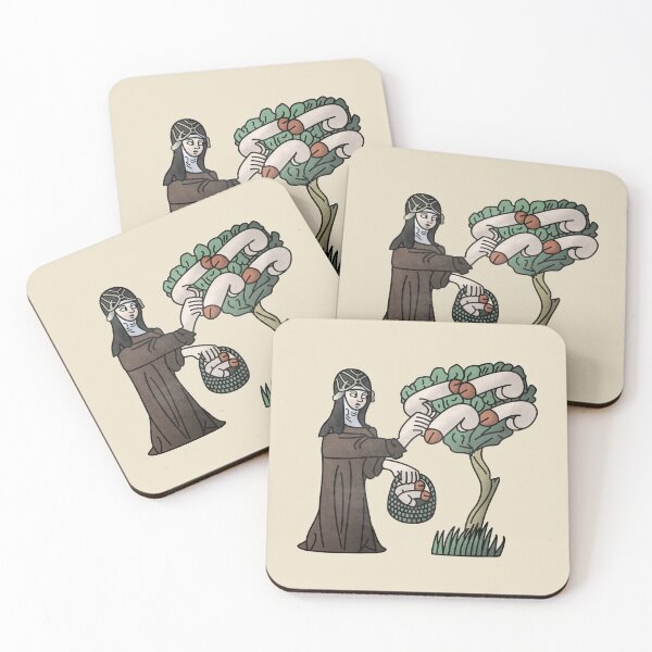 Item preview, Marginalia Nun Harvesting Penises from a tree designed and sold by MargiKnights.