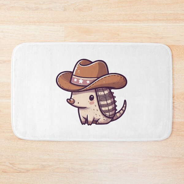 Item preview, Armadillo with Hat designed and sold by ArtfulWeave.