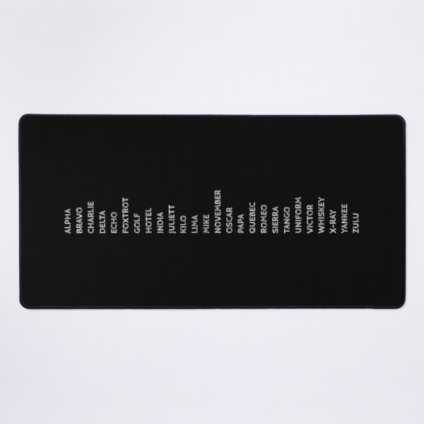Item preview, Aviator's Code Phonetic Pilot Alphabet in White designed and sold by AnnSign.