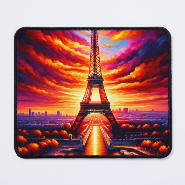 Item preview, Eiffel Tower Sunset: Paris France, French Dreamscape designed and sold by Fantasy Masterpiece.