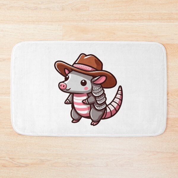 Item preview, Cool Armadillo in Hat designed and sold by ArtfulWeave.