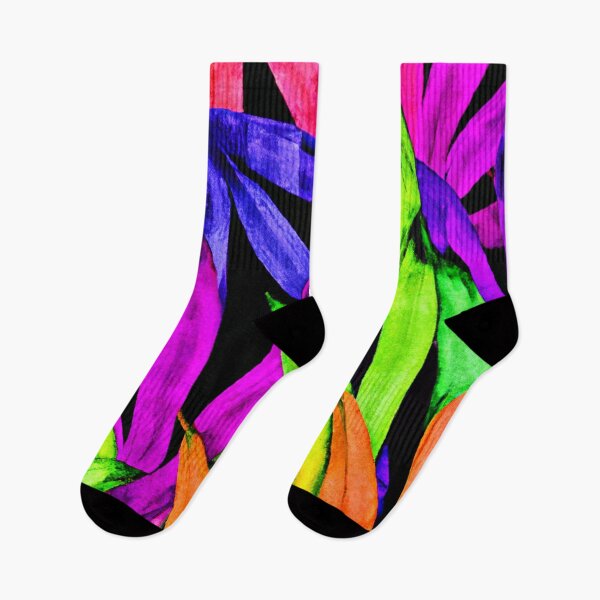 Item preview, Neon Foliage Expressive Leaf Art designed and sold by Health And Fitness Posts e-Store.