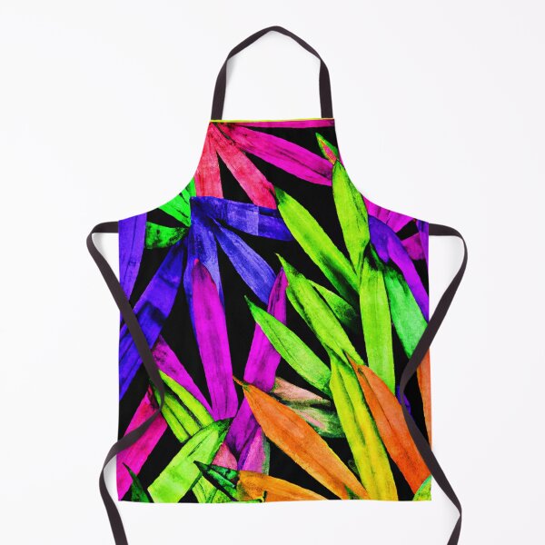 Item preview, Neon Foliage Expressive Leaf Art designed and sold by Health And Fitness Posts e-Store.
