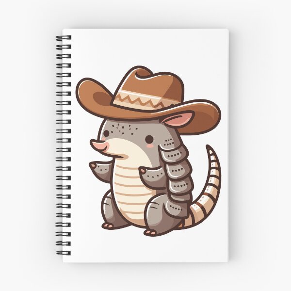 Item preview, Stylish Armadillo with Hat designed and sold by ArtfulWeave.