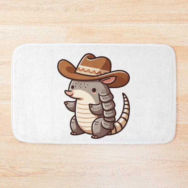Item preview, Stylish Armadillo with Hat designed and sold by ArtfulWeave.