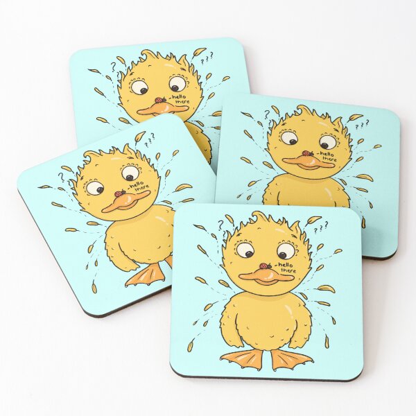Item preview, A little duck becomes friends with a ladybug designed and sold by Dreamagine.