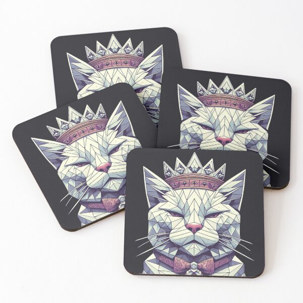 Item preview, Cute geometric colorful cats 29 designed and sold by slamnoah.