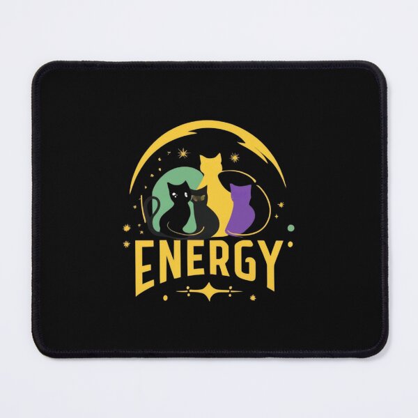Item preview, Black cat energy designed and sold by BlueGoldArt.