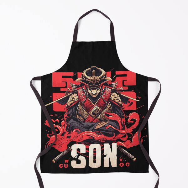 Aperçu de l'œuvre Samurai Vortex : Fervent Warrior en Swirling Crimson créée et vendue par ShogunStyle.