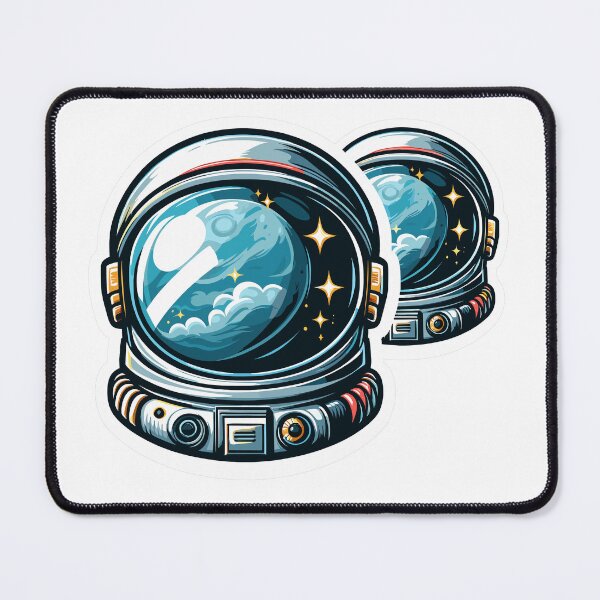 Item preview, Astronaut Helmet Sticker designed and sold by Astral-Artisan.