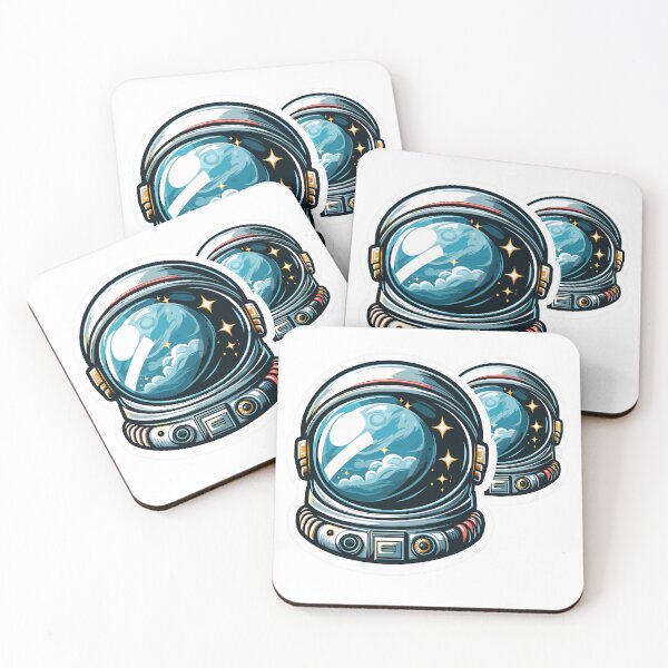 Item preview, Astronaut Helmet Sticker designed and sold by Astral-Artisan.