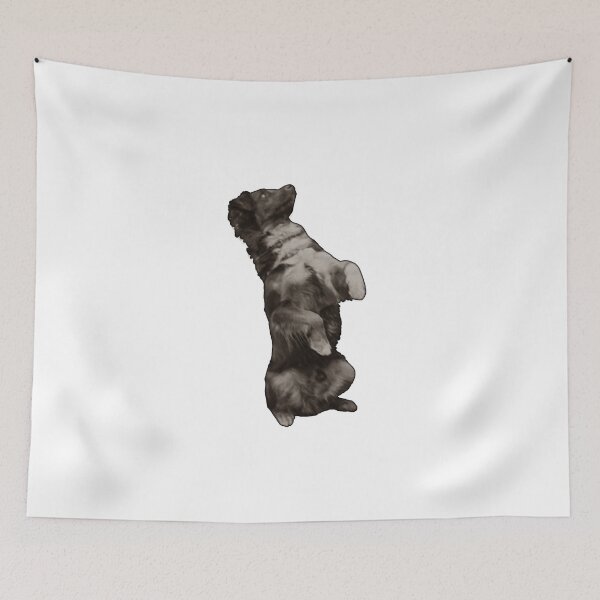 Item preview, Black and White Begging Dog designed and sold by kylmllr101684.