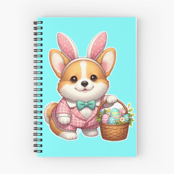 Item preview, Cute kawaii Easter Corgi designed and sold by DT creations.