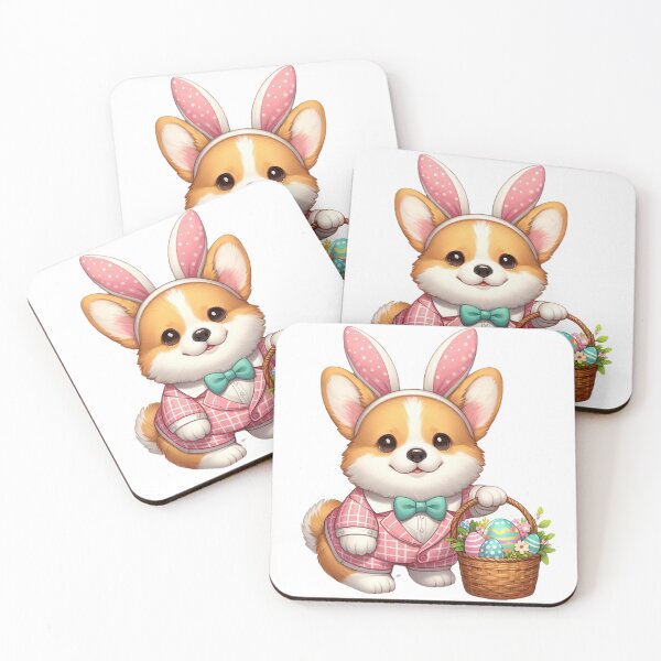 Item preview, Cute kawaii Easter Corgi designed and sold by DT creations.