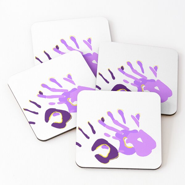 Item preview, Handprints Purple True Crime designed and sold by Zee-Error.