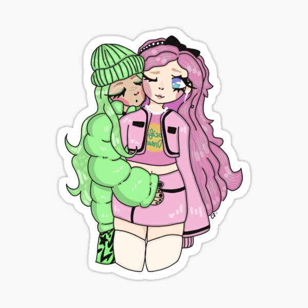 Bella X Jade RH (jellla) Sticker