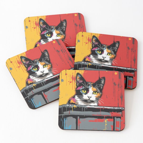 Item preview, Trash Cat Pop Art designed and sold by chasevictoria4.