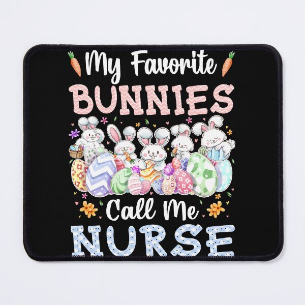 Item preview, My Favorite Bunnies Call Me Nurse Cute Easter Day Gifts designed and sold by MobyStickers.