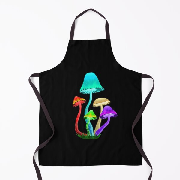 Item preview, five psychedelic mushrooms designed and sold by Julii-the-Fox.