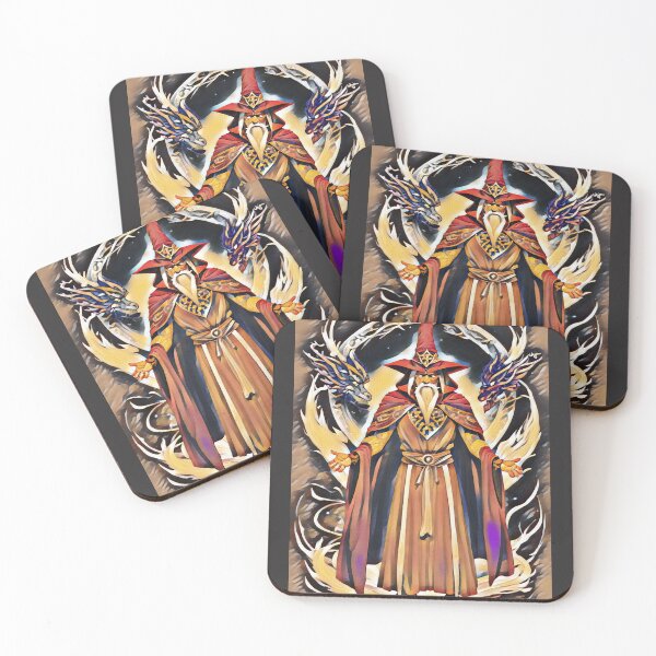 Item preview, Cool Wizard with Dragons Print designed and sold by TGAL2.