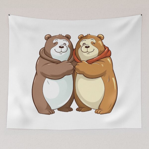 Item preview, two bear friends designed and sold by javierparra.