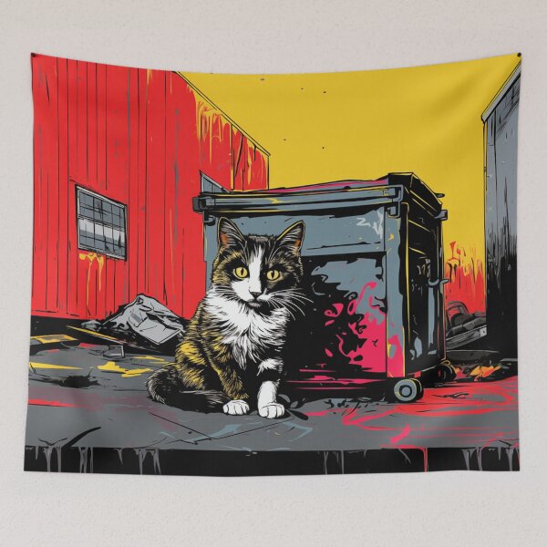 Item preview, Trash Cat Pop Art 2 designed and sold by chasevictoria4.