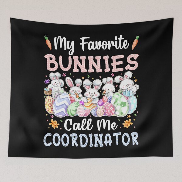 Item preview, My Favorite Bunnies Call Me Coordinator Easter Day Gifts designed and sold by MobyStickers.