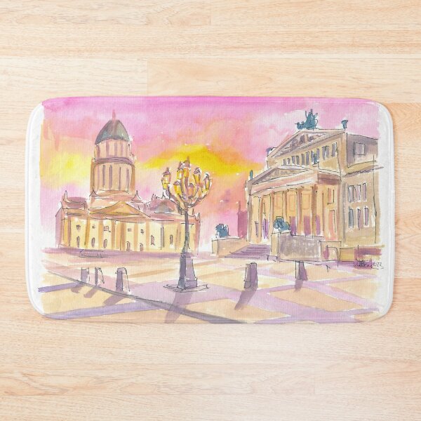 Item preview, Berlin Gendarmenmarkt with a Lonely Sunrise Hour designed and sold by artshop77.