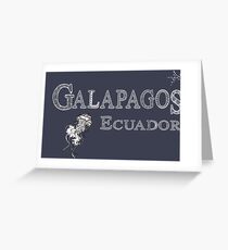 Galapagos Ecuador Greeting Card
