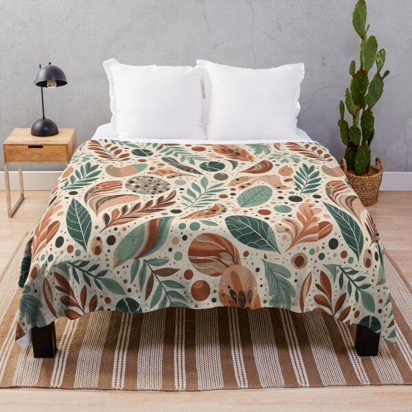 Item preview, Terrazzo - Orange Green Leaf Marble Texture ; Abstract Pattern designed and sold by PatternInArt.