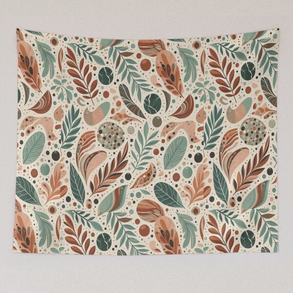 Item preview,  Terrazzo - Orange Green Leaf Marble Texture  ; Abstract Pattern designed and sold by PatternInArt.