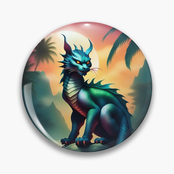 Item preview, Mysterious Cat Dragon designed and sold by GleamingGiant.