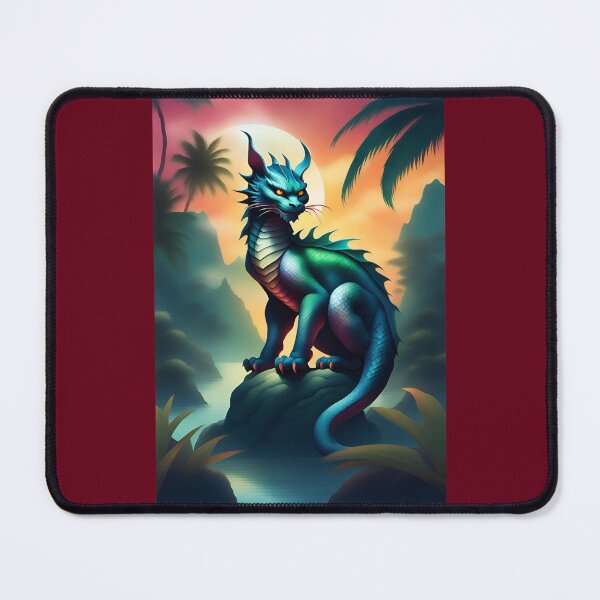 Item preview, Mysterious Cat Dragon designed and sold by GleamingGiant.