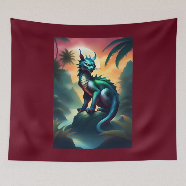 Item preview, Mysterious Cat Dragon designed and sold by GleamingGiant.