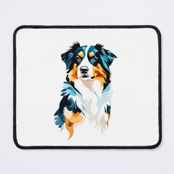 Item preview, Innocent Cute Border collie dog breed pet animal watercolor designed and sold by Animalpetslover.