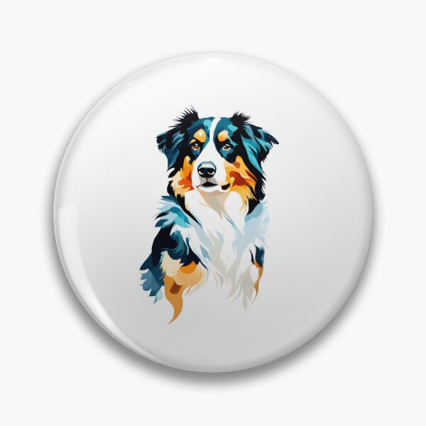 Item preview, Innocent Cute Border collie dog breed pet animal watercolor  designed and sold by Animalpetslover.