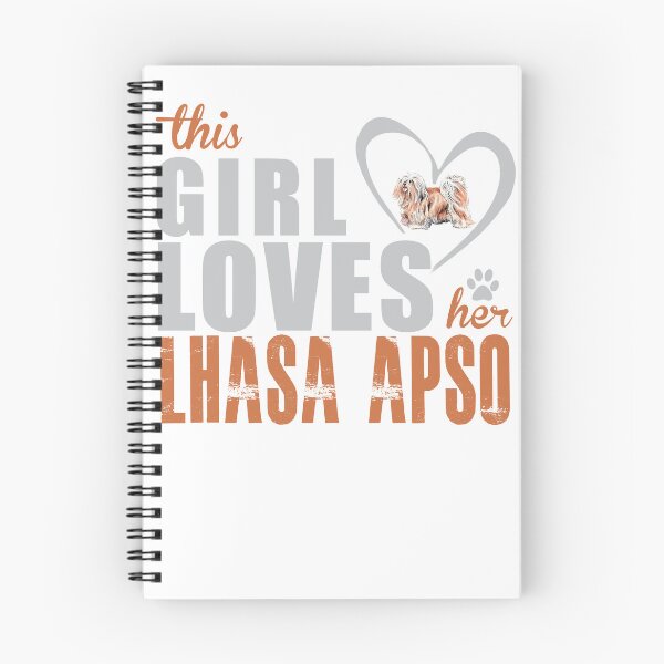 Item preview, This Girl Loves Her Lhasa Apso! Especially for Lhasa Apso Dog Lovers! designed and sold by rs-designs.