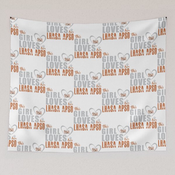 Item preview, This Girl Loves Her Lhasa Apso! Especially for Lhasa Apso Dog Lovers! designed and sold by rs-designs.