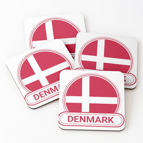Item preview, Denmark Country Badge - Denmark Flag Danish Birthday designed and sold by chrisrivait.