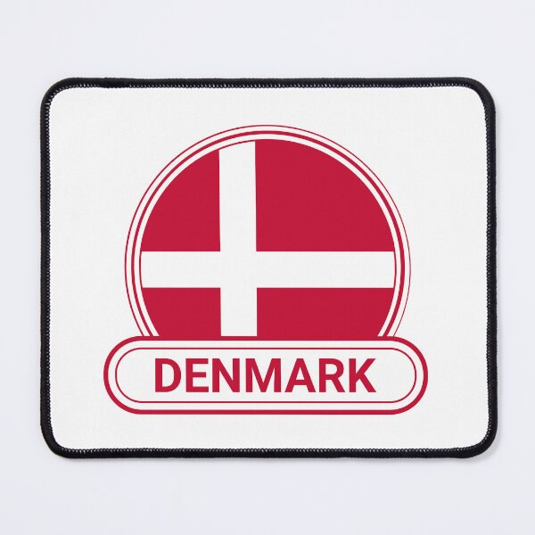 Item preview, Denmark Country Badge - Denmark Flag Danish Birthday designed and sold by chrisrivait.