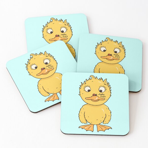 Item preview, A little duck becomes friends with a ladybug designed and sold by Dreamagine.