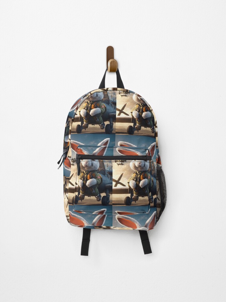 Thumbnail 1 of 3, Backpack, Rabbit Pilot designed and sold by RaF71PrO.