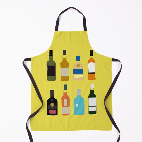 Item preview, Iconic Islay whisky bottles flat design designed and sold by The Whisky Box.
