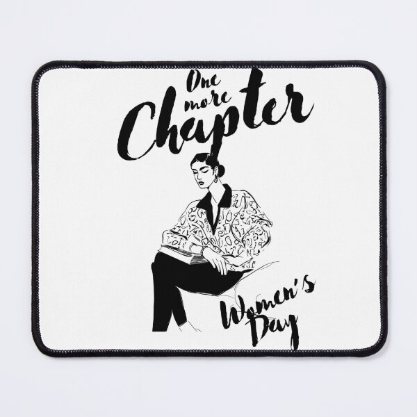 Item preview, One more Chapter, Women’s Day|Book reading|Woman reading book designed and sold by ButterflyDsgns6.