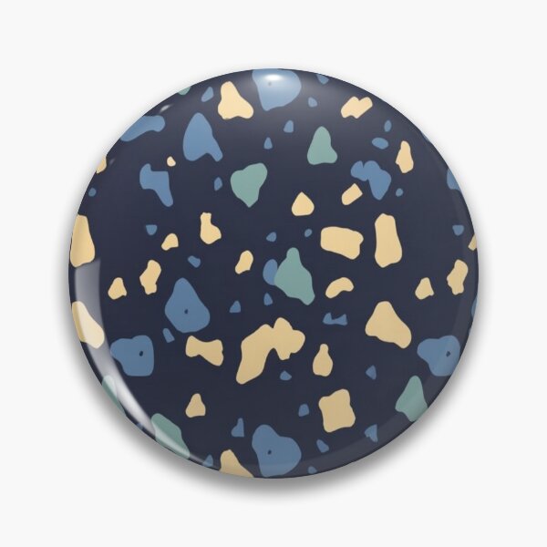 Item preview, Terrazzo - Blue and Yellow Marble -  Abstract Pattern designed and sold by PatternInArt.