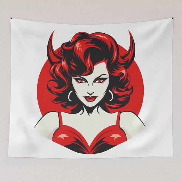 Item preview, devil girl designed and sold by javierparra.